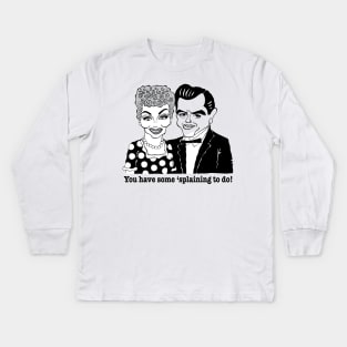 1950'S CLASSIC TV SITCOM Kids Long Sleeve T-Shirt